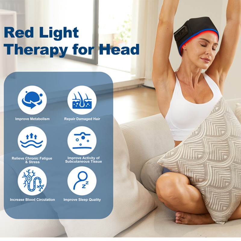 HEAD CAP Red & Infrared IHT-240 (Sem fio) - Imagem 3